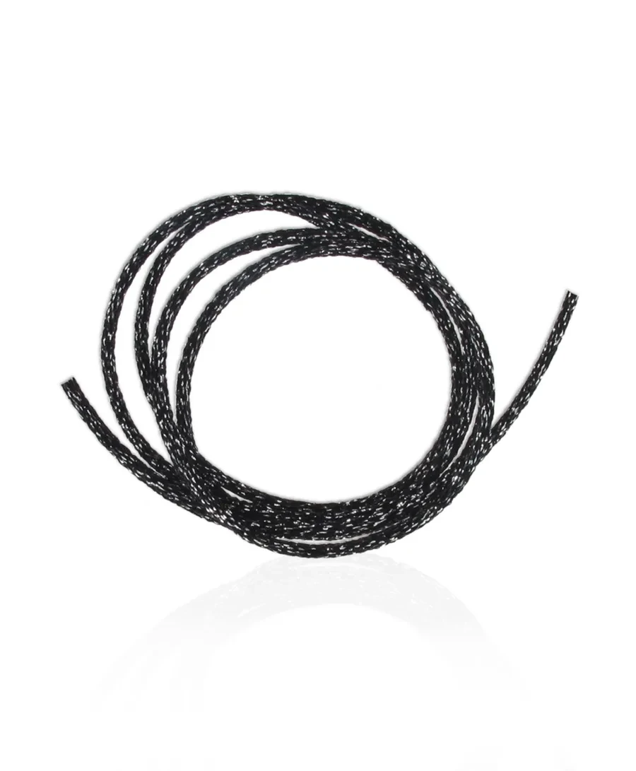 Cordon irisé 110cm, cordon, bola de grossesse, noir